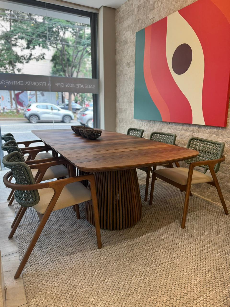 Mesa Jubarte e Cadeira Ravena