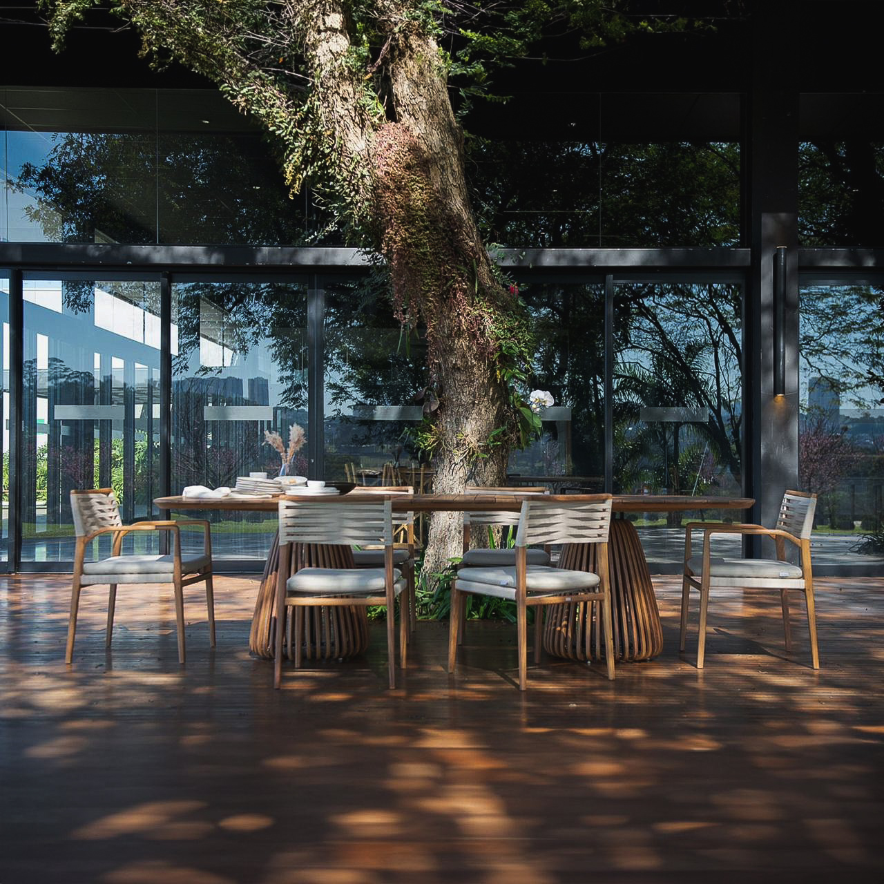 Cadeira Manacá com Mesa Jubarte